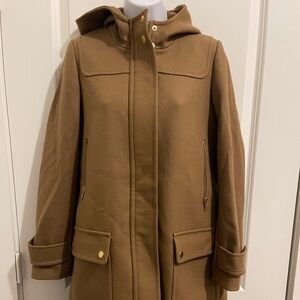 Sale!☄️NWOT! J. CREW MELTON DUFFLE WOOL COAT SIZE 2